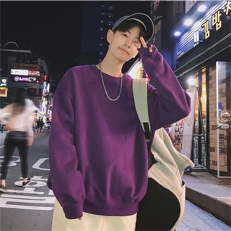 

Men's Hoodies Sweatshirts Privathinke Men Solid Color Sweatshirts Male Oversized Hoodies Streetwear Thicken Hooded Sweatshirts Casual Loose Hoodies 220826, Lightgreen