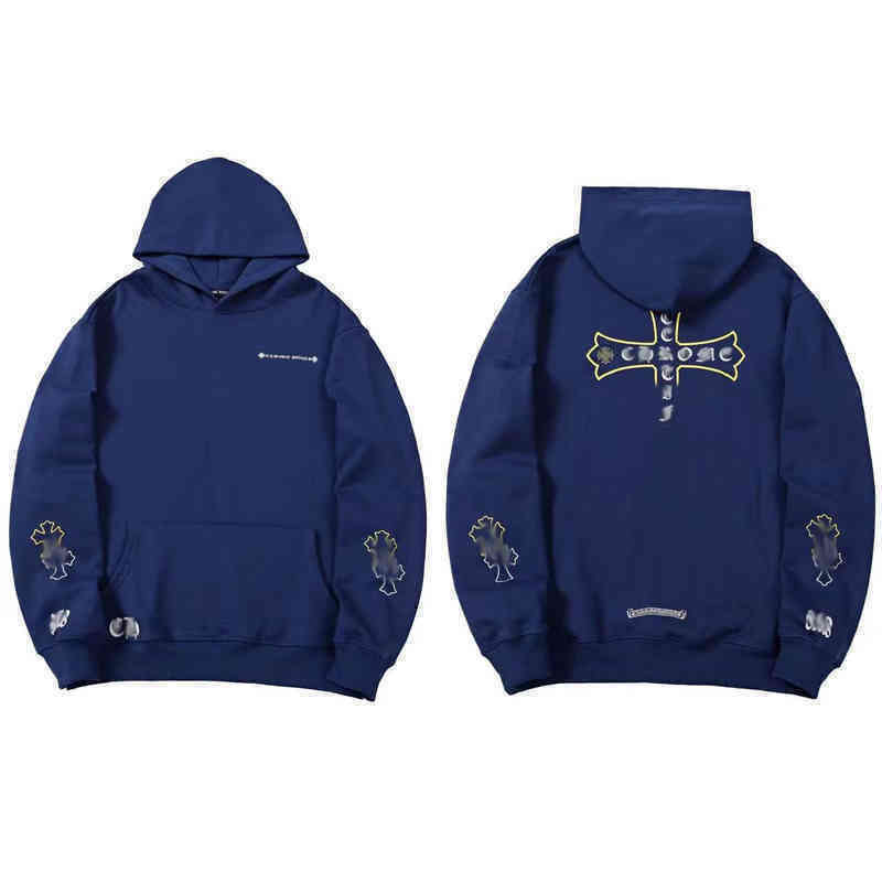 

Men' Hoodies Sweatshirts Designer Chrome Brand Luxury Jackets Zipper Men Horseshoe Cross Print Ch Women Loose Coat Casual Pu 9lee 85, 20