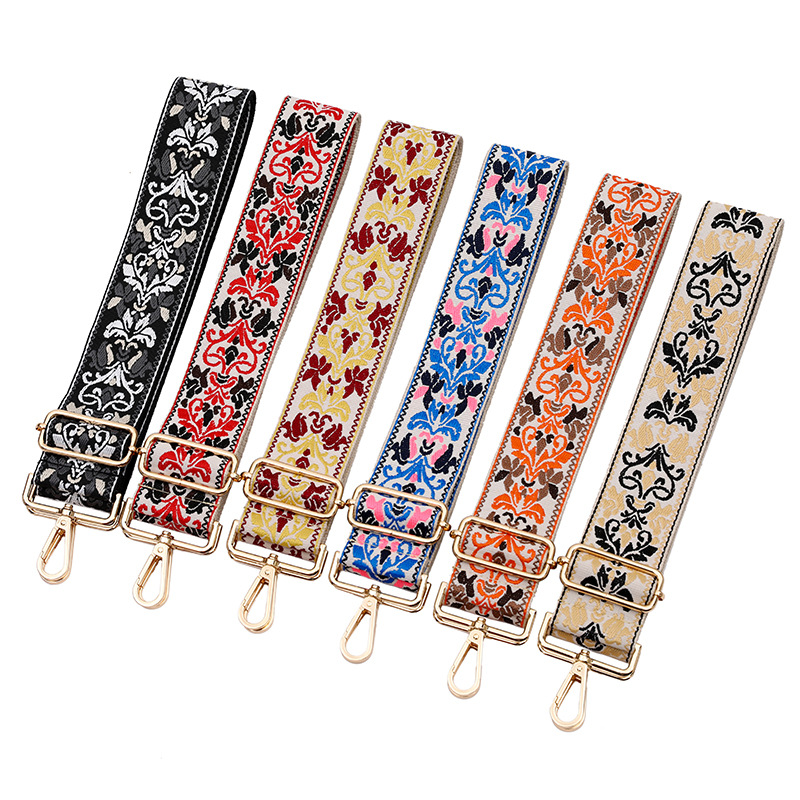 

Bag Strap For Women Removable DIY Shoulder Rainbow Handbag Accessories Cross Body Messenger Nylon Bags Straps