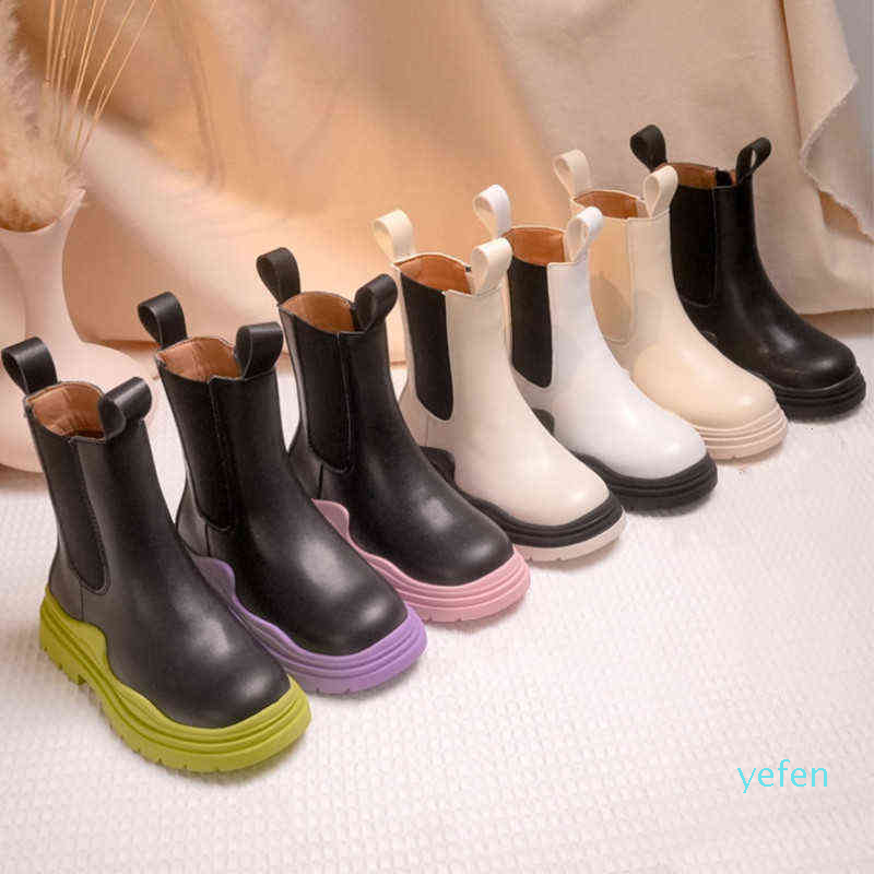

Kids Boots Children Fashion Casual Chelsea Boots for Baby Girl Shoes, Beige winter