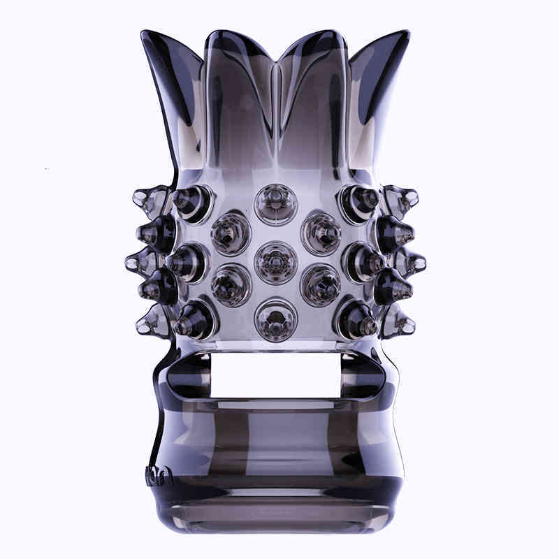 Sex toys Vibrator Massager Adult Toys Pear Flower Needle Multi Thorn Semen Locking Collar Prepuce Resistance Ring Men's Penis Spiked Wolf To-image-794860371