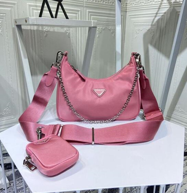 

2005 Edition Evening Bags Wholesale canvas hobo for women shoulder women Chest pack lady Tote chains handbags purse messenger handbags drawstring bucket backpack, Whit box