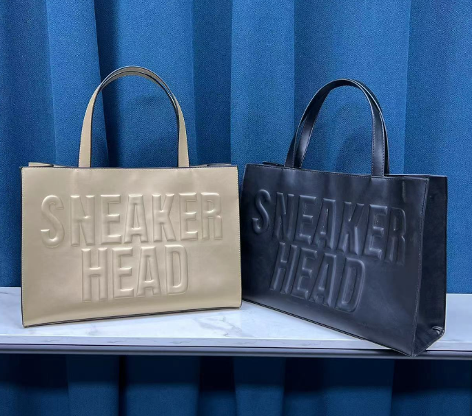

Shopping Bag Pu Large Capacity Tote Letter Pack Leisure Commute Portable Shopping Messenger Bags
