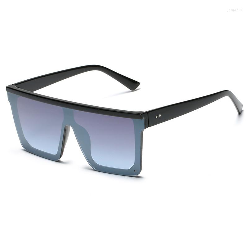 

Sunglasses Trend Oversized Square Men Women Mirror Lens Sun Glasses Big Frame Shades Ladies GogglesSunglassesSunglasses