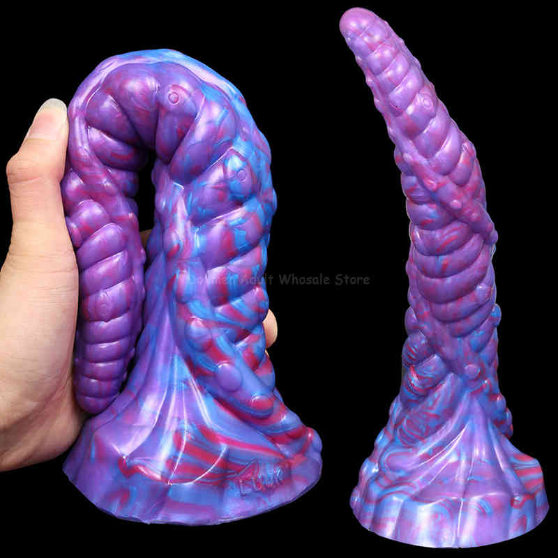 Massager Vibrator Toys Cock New Octopus Dragon Scale Tentacle Penis Deep Anus Vagina Anal-image-794867851