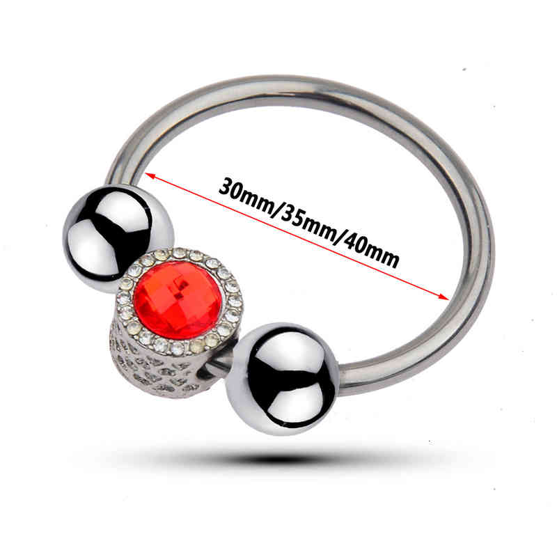 Clearance PromotionPenis Steel Metal Ring Massager Delay Ejaculation Stainless Vibrator Rings C Gem-image-794888270
