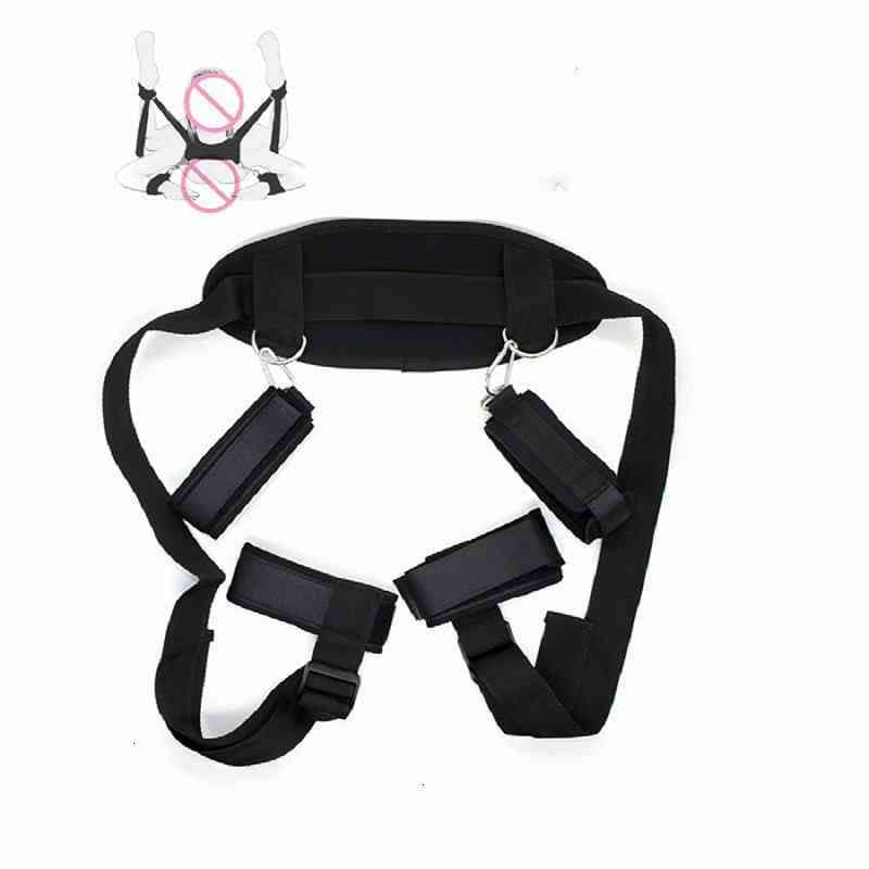 Sex toys Vibrator Massager Toys Bondage Bdsm Binding Restraint Sm Adult Games Nylon Ankle Sleeve Goods Bracelet Open Leg-image-794853597