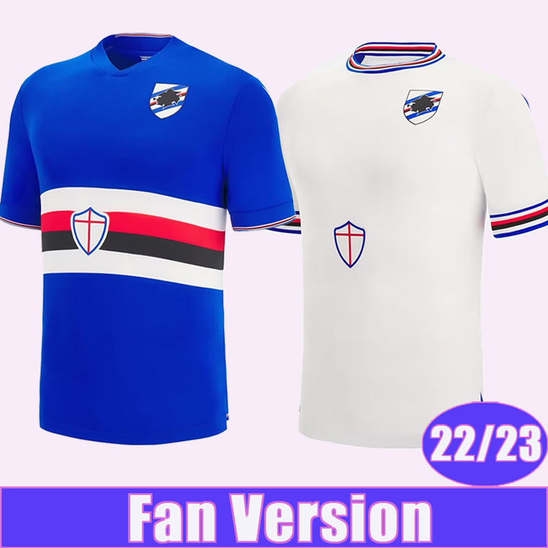 

2223 Sampdoria COLLEY BERESZYNSKI Mens Soccer Jerseys QUAGLIARELLA GABBIADINI Home Away Short Sleeve Football Shirts Uniforms, Qm9957 22 23 home no patch