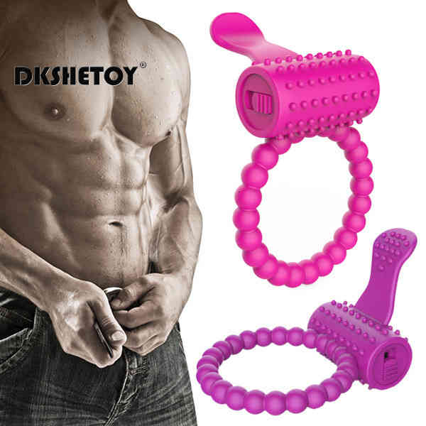 Clearance PromotionToys Massager Vibrator for Man Penis Cock Extender Ad Ring Delay Ejaculation Sex-image-794889589