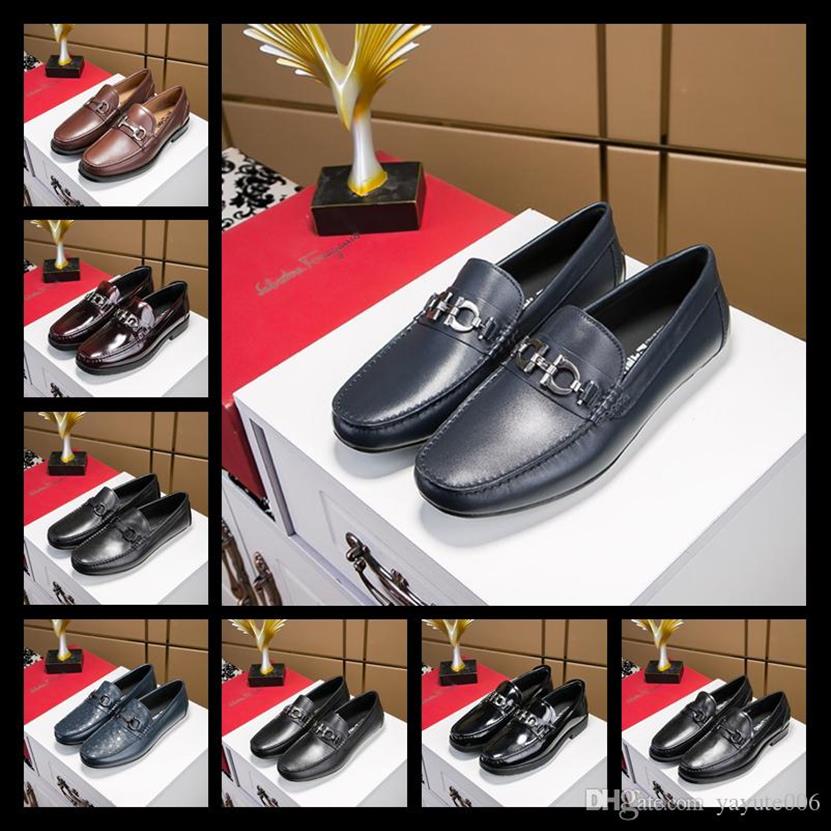 

18ss Brand Designer Men Glitter Comfortable Medusa Shoes Man's Formal Dress Shoes for Groom Wedding Christmas218V, Style 11