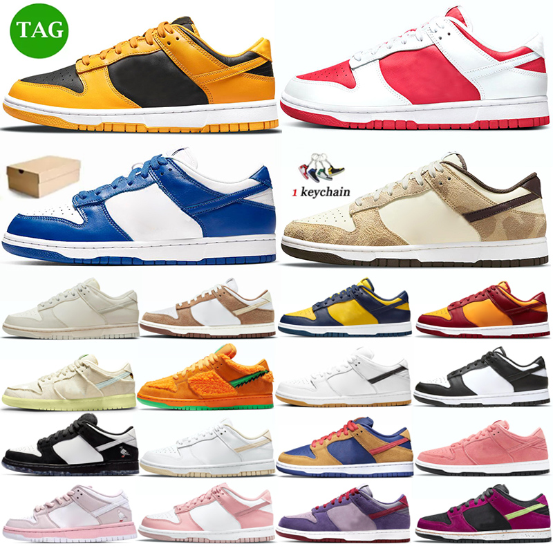 

Designer Shoe Dark Beetroot Panda Pigeon Black Silver Vintage Navy Green Noise Medium Curry sneaker for Men Women WITH BOX, Laser orange 36-45(2)