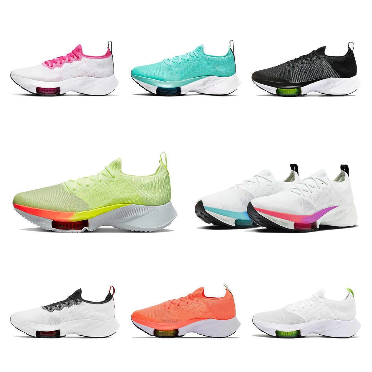 

TOP Sandals Zoom Tempo fly knit running shoes for pegasus mens womens zoomx type men women marathon trainers sports sneakers runners shoe 36-45, Box