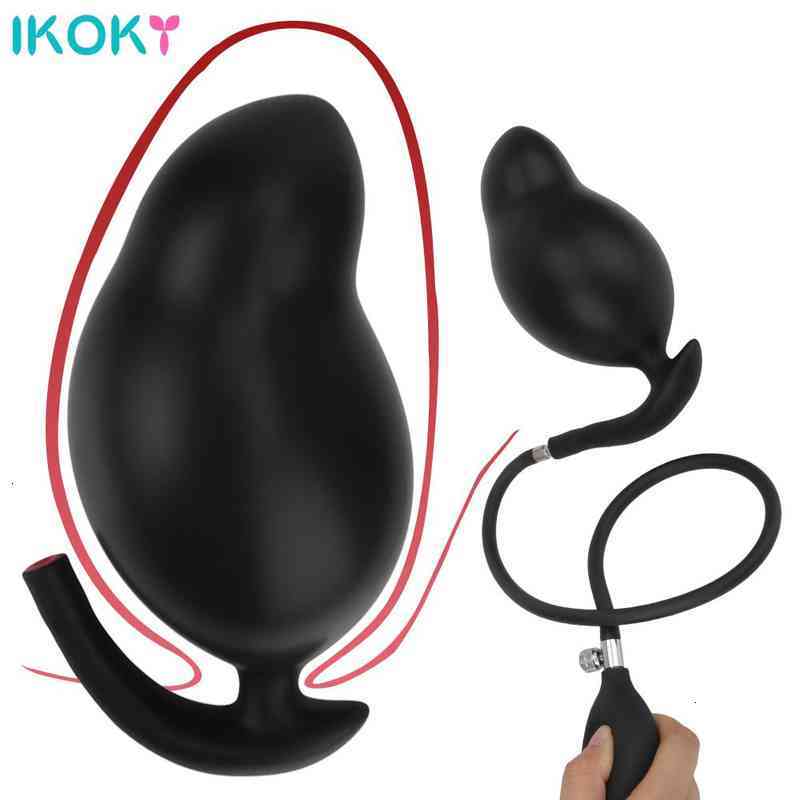 Sex toys Vibrator Massager Anal Toys Silicone Inflatable Plug Used for Prostate Massage Extension Penis Pump Adult-image-794869751