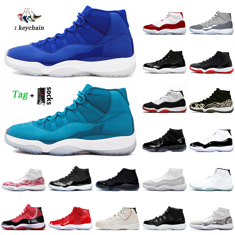 

Jumpman 11 Basketball Shoes For Women Mens Blue Cherry Animal Instinct Cool Grey 11s High OG Sneakers White Bred Vast Grey Metallic, C16 25th anniversary 36-47