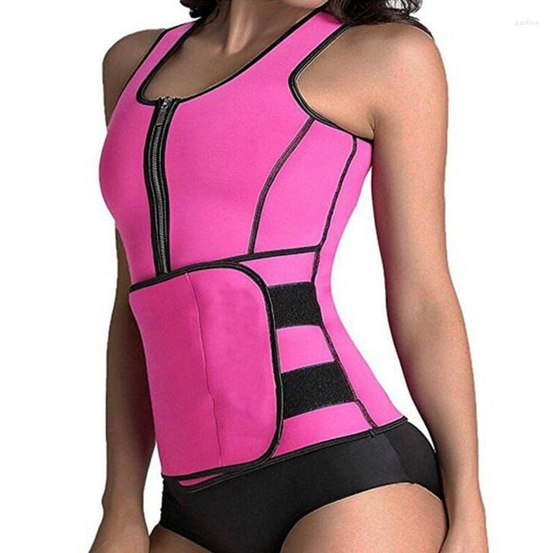 

Women' Shapers Neoprene Sauna Vest Body Shaper Slimming Waist Trainer Fashion Workout Shapewear Adjustable Sweat Belt CorsetWomen, Blue