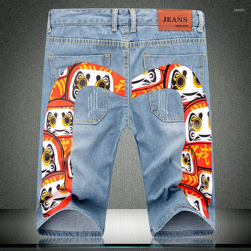 

Men's Jeans Short Fashion Mens Brand Clothing EU Summer Breathable Denim Shorts Male Nice Clothes 536, 533