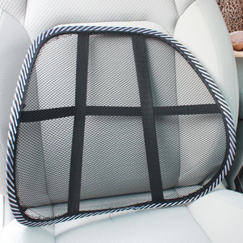 

Seat Cushions Car Lumbar Support Waist Cushion Headrest Cool Breathable Durable Mesh Cloth Hollow Auto Interior Accessories 41 37 5cm