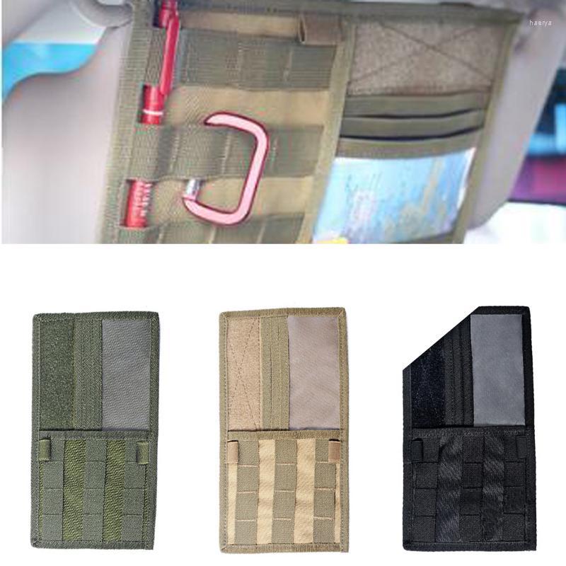 

Car Organizer Tactical MOLLE Sun Visor Bag Truck Vehicle Panel CD Holder Pouch Auto Accessories