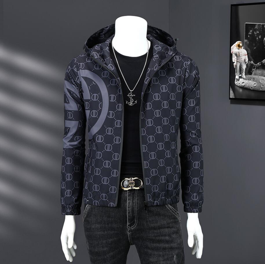 

Cross-border foreign trade supply jacket men European station 2022 spring and autumn men's jacket Korean version handsome trendy top, W1