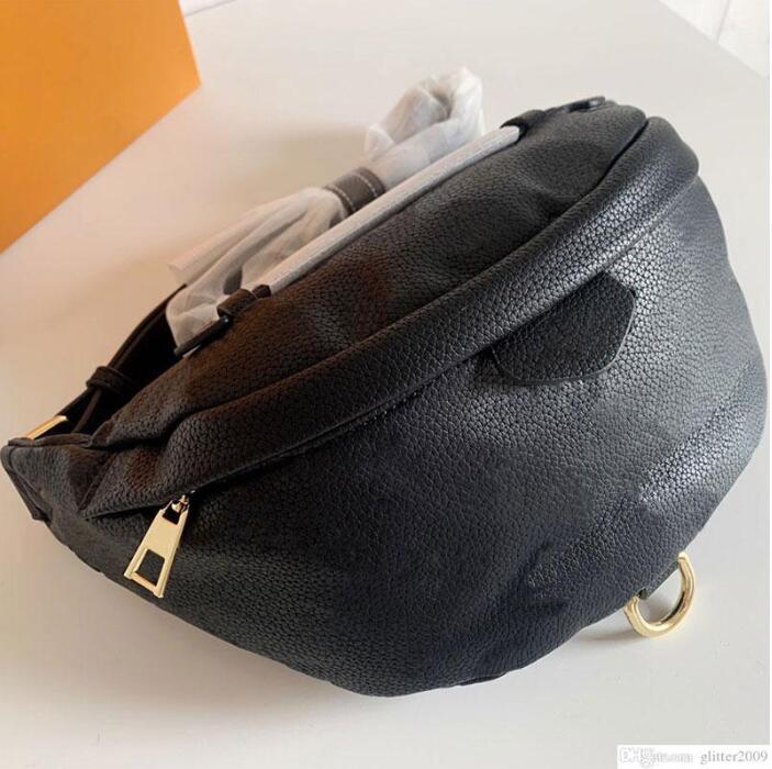 

Luxury designers bags Genuine Leather Chest pack Bumbag Cross Body Waist Bags Temperament Bumbags Fanny Pack Bum embossing flowers Famous soft leathers Dust Bags, Size: 23x16x11cm