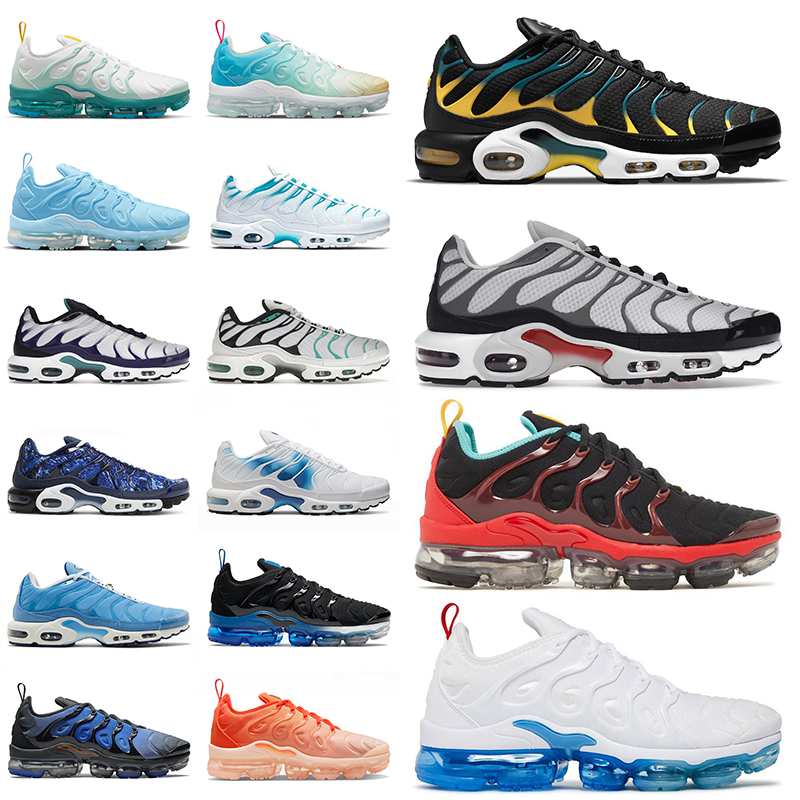 

sneakers designer tn plus men trainer running shoes Since 1972 Stained Glass Knicks Vibes tns shoe Hyper Jade Jogging women Terrascape Black Lime sports Spray Paint, 36-47 triple white