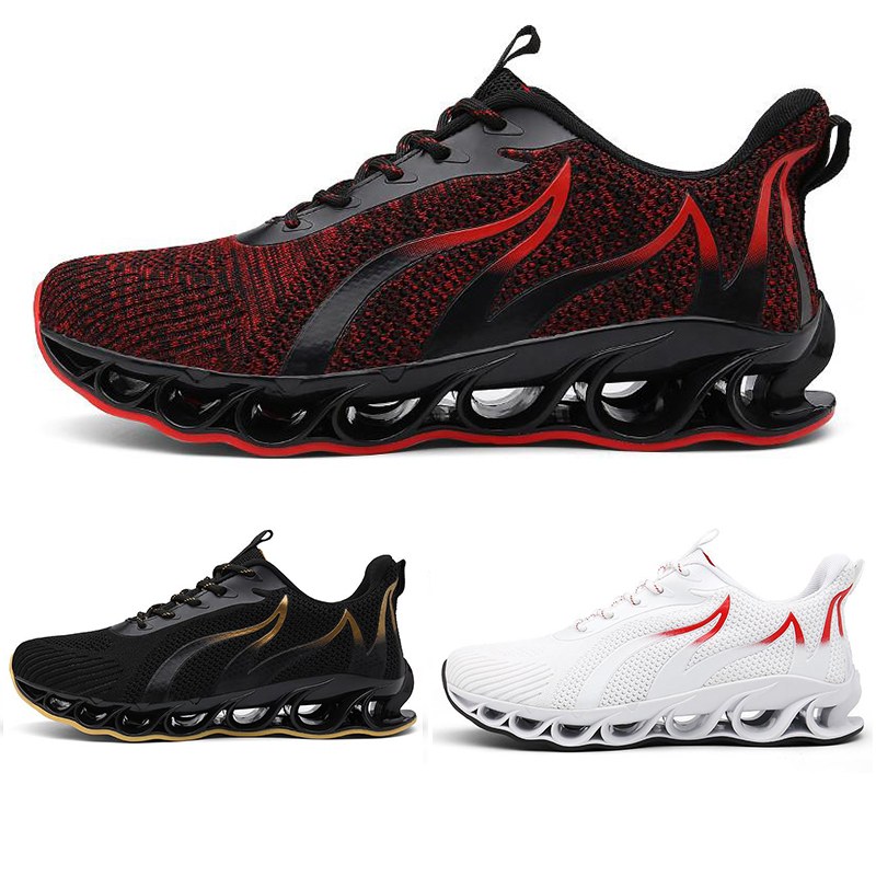 

Hot running shoes brown style3 flame gray Red gold black lace soft cushion young MEN boy cut designer outdoor sneakers sports trainers Size 39-45