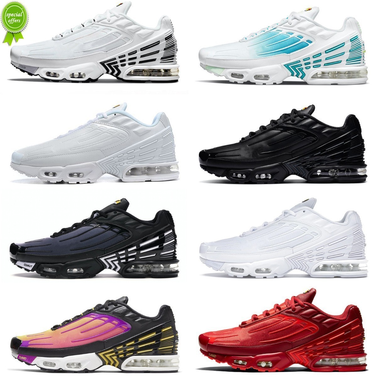 

Top Sandals 2022 Tn Plus 3 Tuned Iii Mens Sports Shoes Laser Blue White Aquamarine Obsidi, Plus3002