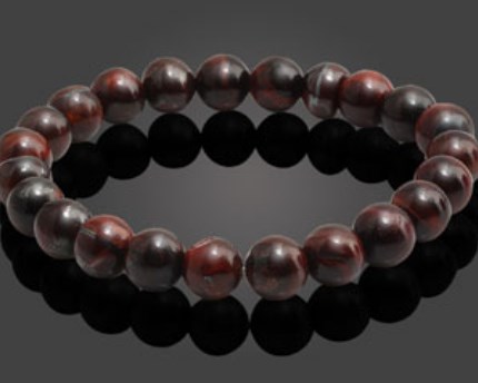 

Fashion Strands Natural Stone 8mm Tiger Eye Stone Phoenix Stone Prayer Beaded Bracelet elastic a234h