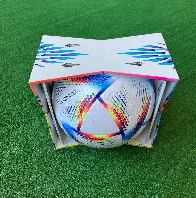 

New Top quality World Cup 2022 soccer Ball Size 5 high-grade nice match football Ship the balls without air