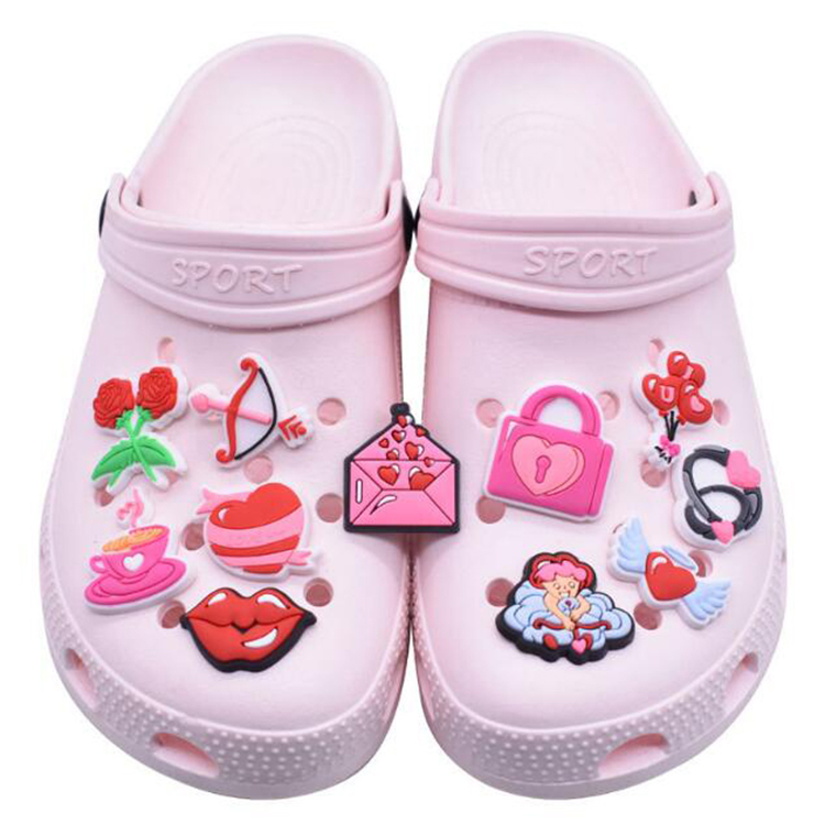 

Discount cartoon Sport pvc croc shoe charms clog shoes charm decoration wholesale