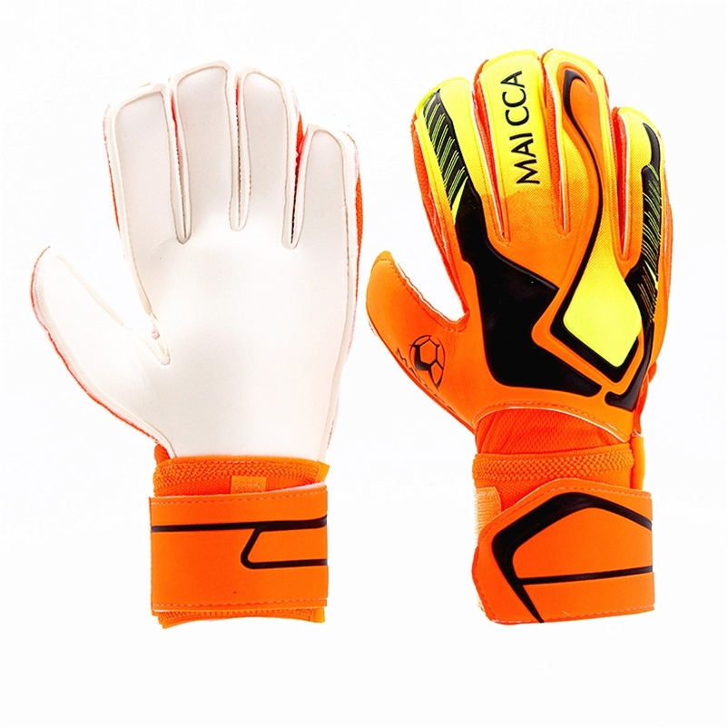 

Sports Gloves Men Kids Football Soccer Goalkeeper AntiSlip Training Gloves Breathable Fitn 220811, Green