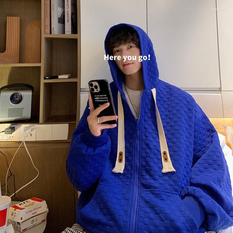 

Men's Jackets Zipper Waterproof Jacket Men's Hoodie Sunscreen WindbreakerJacket Varsity Hooded Thin Coat Windbreaker, Black