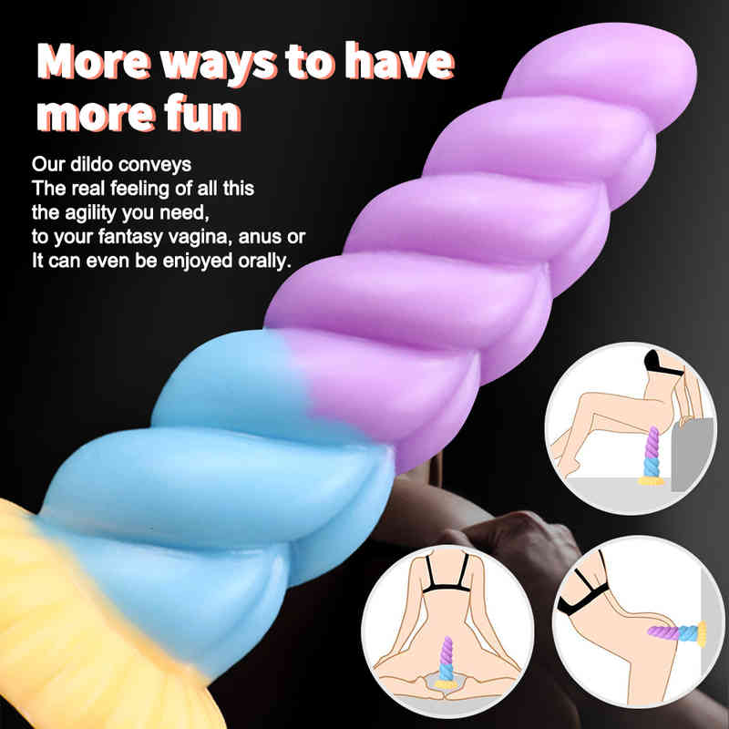 Massager Vibrator Penis Cock Women Huge Silicone Realistic with Suction Cup Adult Sex Toys-image-794866489