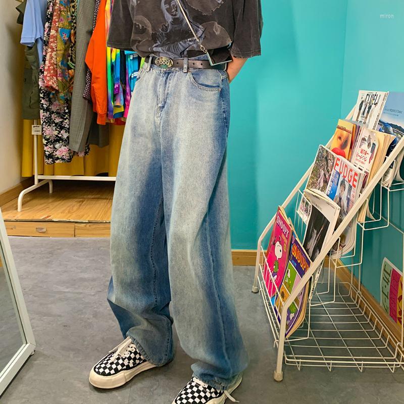 

Men's Jeans Denim Men's Retro Trend Washing Straight Tube Floor Mopping Casual In Autumn 2022Men's, Blue