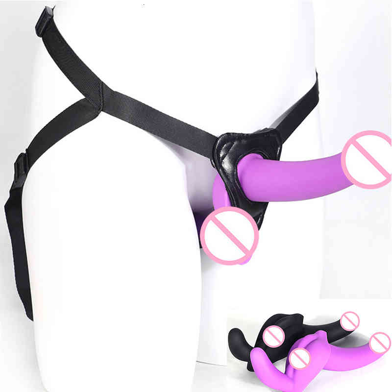 Massager Vibrator Cock Strap-on Realistic Penis Adjustable Panties Strapon Dildo Sex Toys-image-794872064