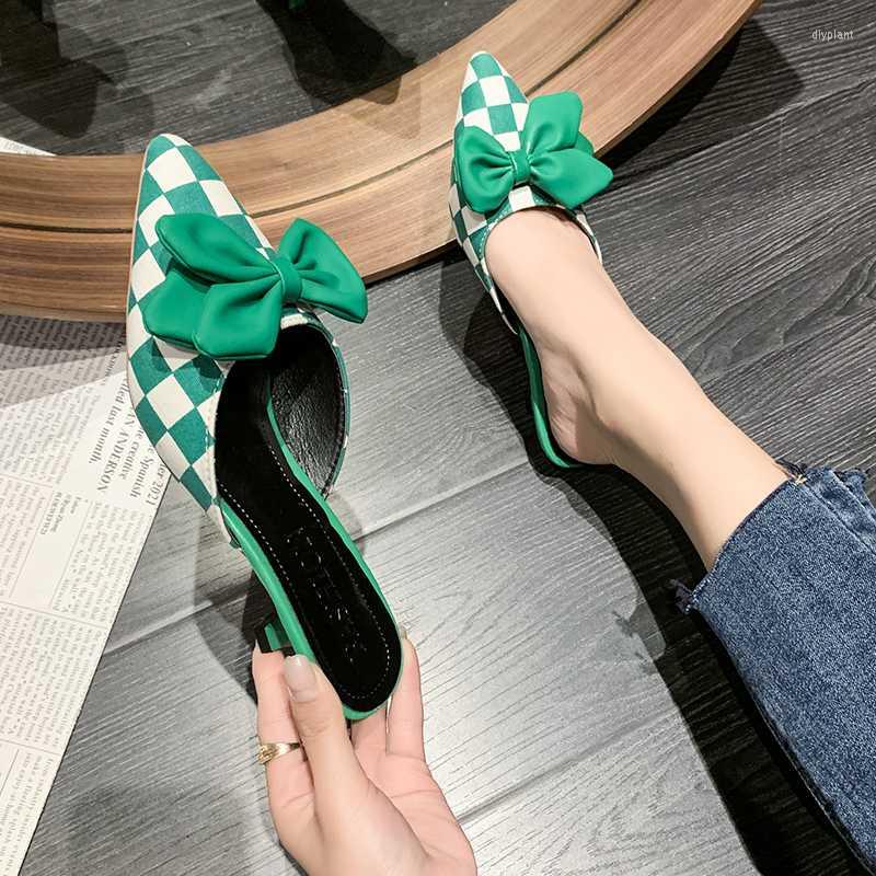 

Dress Shoes Luxury Slides Women High Heels Mules Fetish Pumps Individual Weave Leisure Office Ladies Prom Slippers Women's ShoesDress, Black