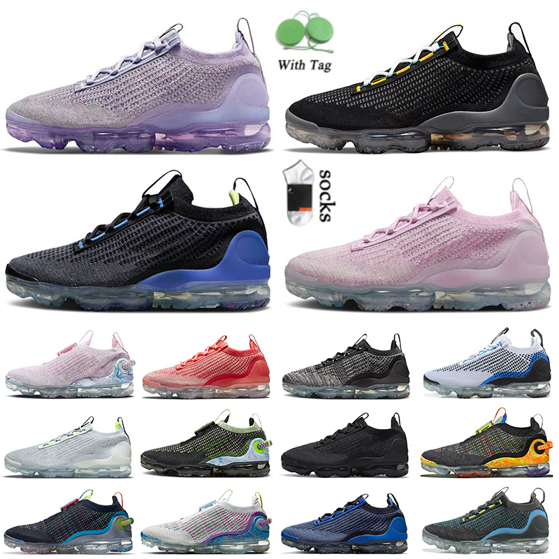 

Luxury Vapour 2021 Fk Running Shoes For Men Women Mesh Sneakers Summit White Triple Black Laser Orange Off Obsidian Grey Teal Fly Knit Trainers Sports, C17 obsidian racer blue 40-45