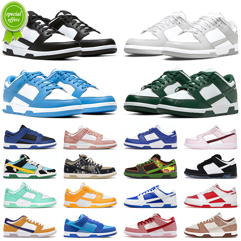 

Sandals Men Women Casual Shoes White Black Designer Sneakers Gai Grey Fog Unc Syracuse Hyper Cobalt Laser Orange Dunks Mens Trainer, # 6