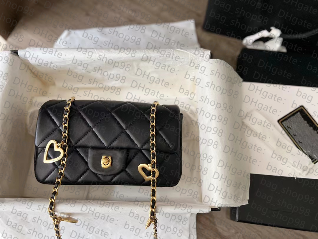 

Women bag Mini 22CF shoulder bag Top diamond love accessories Crossbody bag 2022 high quality designer, Green