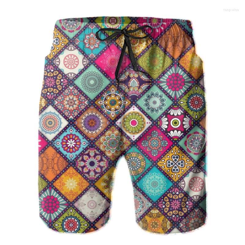 

Men's Shorts Men's Flower Mens Swimsuit Swim TrunksSwimwear Swimming Surf Beach
