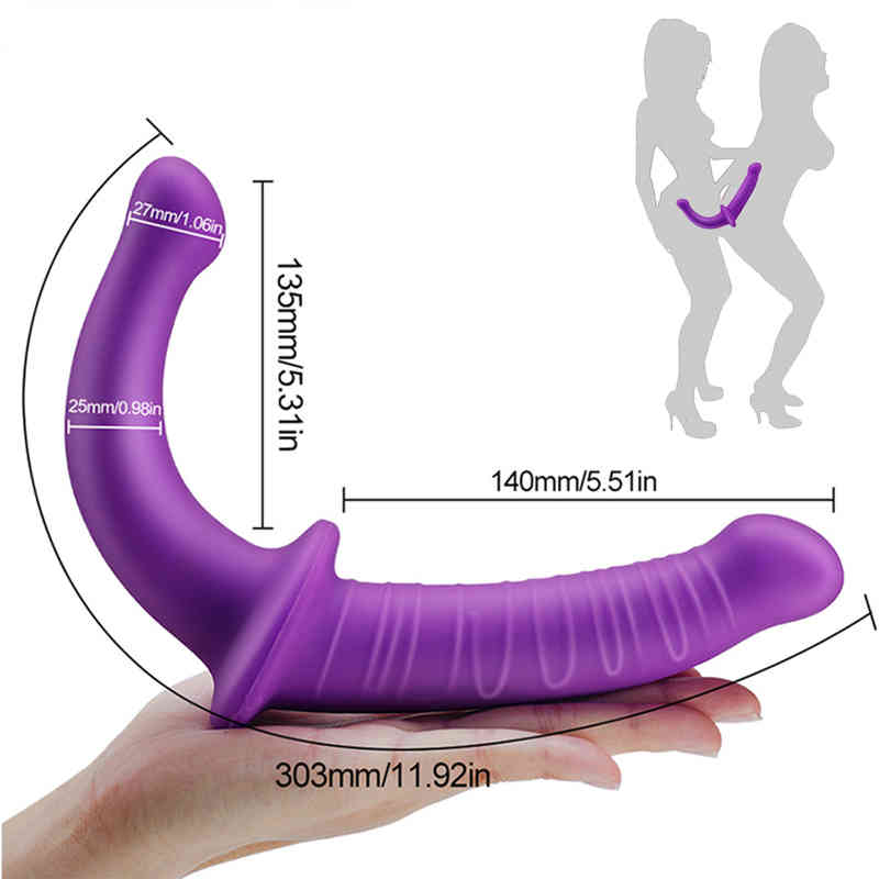 Massager Vibrator Penis Cock Head Dildo Lesbian Couples Strapon Silicone Dildos Anal Vagin-image-794863523
