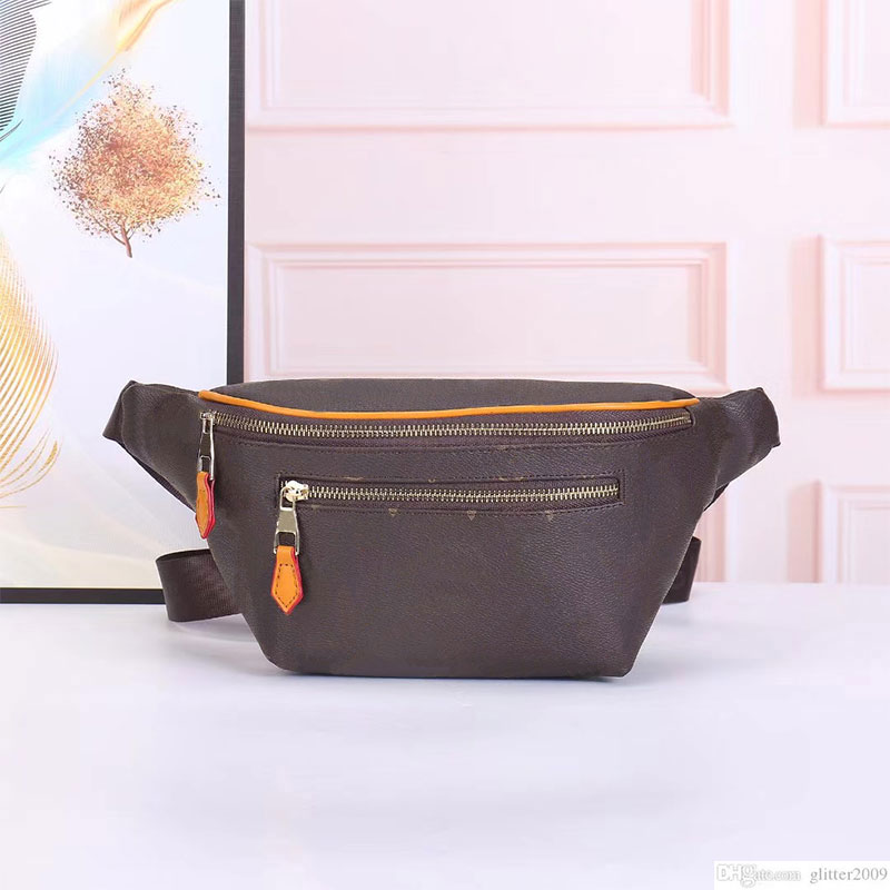 

Newest style Waist Bags Famous Bumbag Cross Body fashion Shoulder Bag Brown flower Waist Bags millionaire Unisex Waist Bags size 32x16x14cm 5114