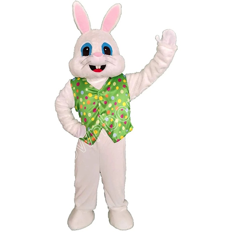 

halloween Easter Green Rabbit Mascot Costumes High quality Cartoon Character Outfit Suit Xmas Outdoor Party Outfit Adult Size Promotional Advertising Clothings, As picture