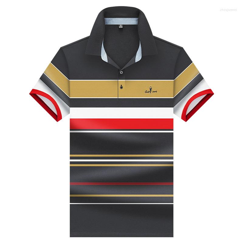 

Men's Polos Black Business Men's Color Matching Summer Short-Sleeved Breathable And Comfortable 738Men's, 728 blue