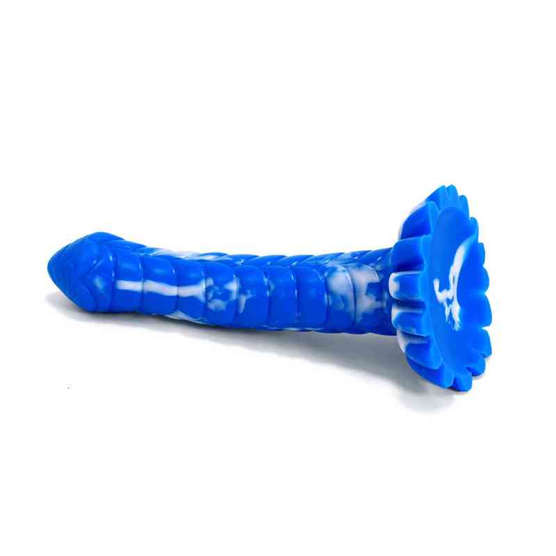 Massager Vibrator Cock Colorful Dildo Fake Penis with Suction Cup Soft Silicone Anal Plug-image-794861798