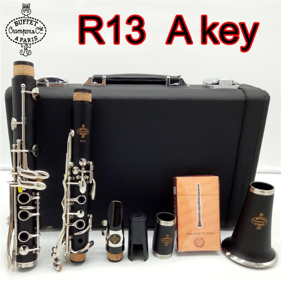 

New BUFFET CRAMPON Clarinet Professional Level Model R13 Sandalwood Ebony Wood and Bakelite 2 Style Clarinet A Key 17 Keys220f