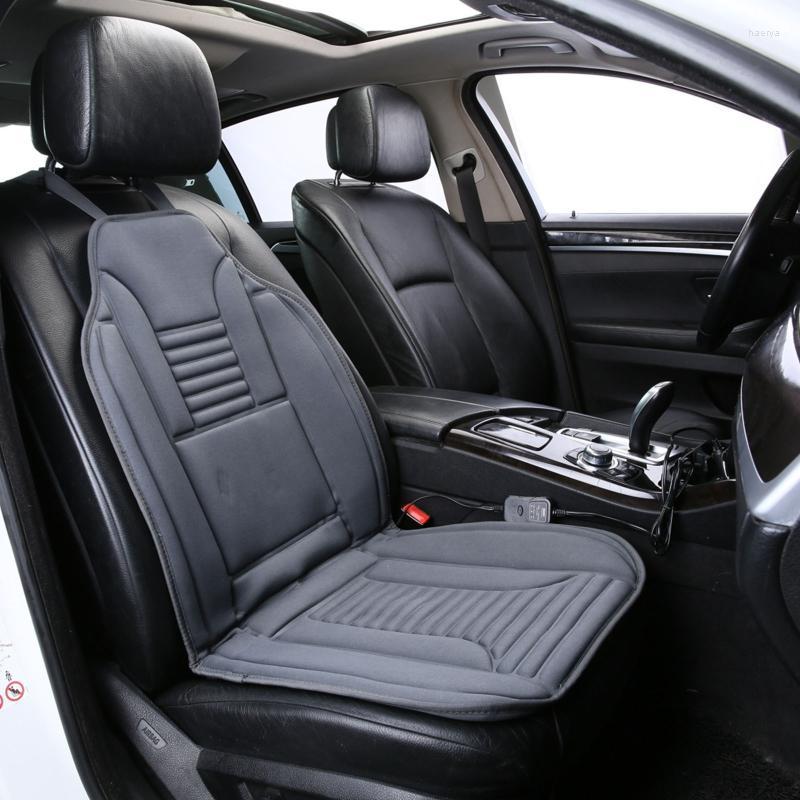

Car Seat Covers Fast Heated Adjustable Black Universal 12V Electric Pad Cushion Cover Heating Heater Warm Auto