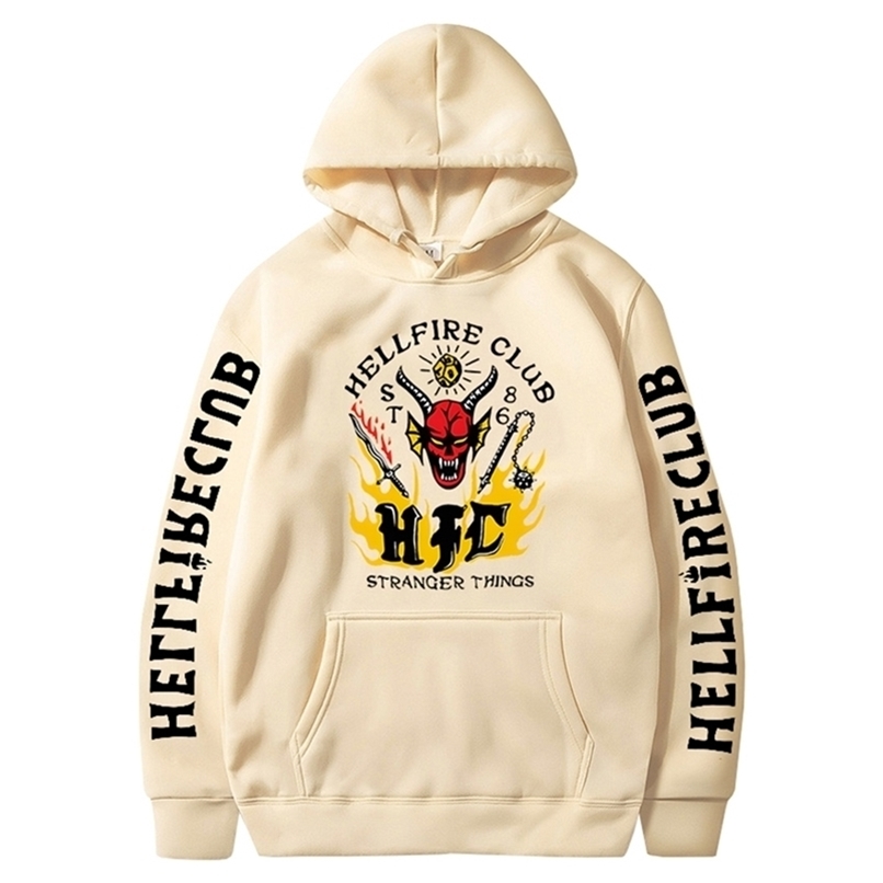 Sweats à capuche pour hommes Sweats HellfireClub Sweat à capuche pour adolescents Manches longues Personnaliser Streetwear Homme Pulls Automne Hi