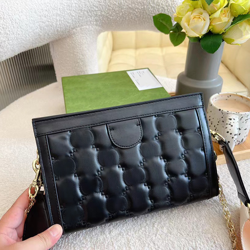 

5A Evening Bags women Vintage chain shoulder handbags Designers Genuine leather crossbody clutch wallet purse Pochette Retro, Gray