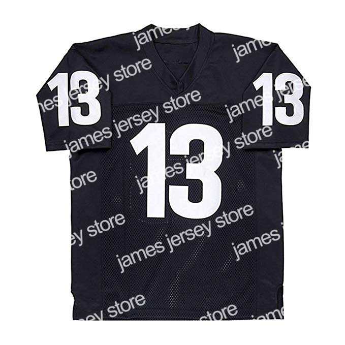

Football Jerseys Any Given Sunday #13 Willie Beamen Movie Men Football Jersey Stitched Black S-3XL High Quality
